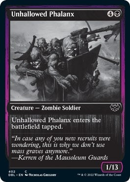 Image for Unhallowed Phalanx (Innistrad: Double Feature) (402) - Magic: The Gathering