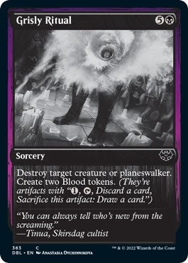 Image for Grisly Ritual (Innistrad: Double Feature) (383) - Magic: The Gathering