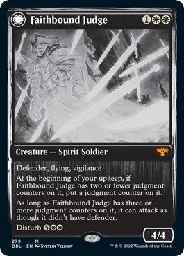 Image for Faithbound Judge (Innistrad: Double Feature) (279) - Magic: The Gathering