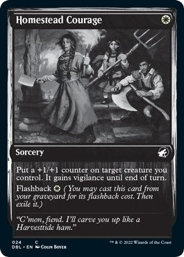 Image for Homestead Courage (Innistrad: Double Feature) (24) - Magic: The Gathering