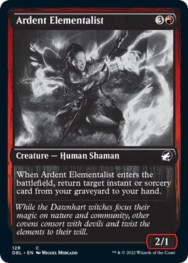 Image for Ardent Elementalist (Innistrad: Double Feature) (128) - Magic: The Gathering