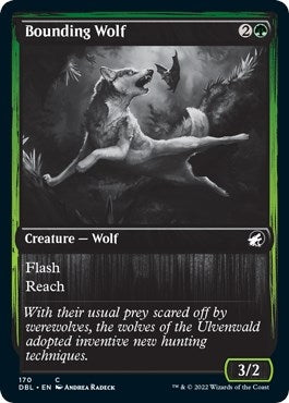 Image for Bounding Wolf (Innistrad: Double Feature) (170) - Magic: The Gathering