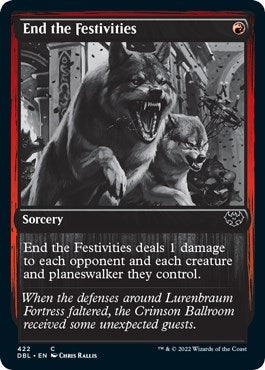Image for End the Festivities (Innistrad: Double Feature) (422) - Magic: The Gathering