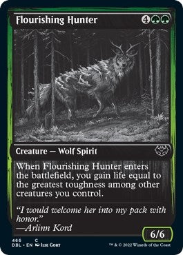 Image for Flourishing Hunter (Innistrad: Double Feature) (466) - Magic: The Gathering