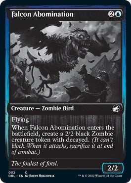 Image for Falcon Abomination (Innistrad: Double Feature) (52) - Magic: The Gathering