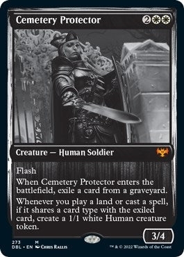 Image for Cemetery Protector (Innistrad: Double Feature) (273) - Magic: The Gathering