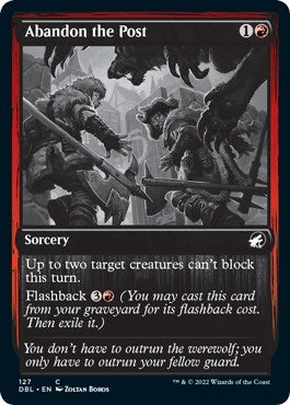 Image for Abandon the Post (Innistrad: Double Feature) (127) - Magic: The Gathering
