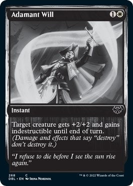 Image for Adamant Will (Innistrad: Double Feature) (268) - Magic: The Gathering