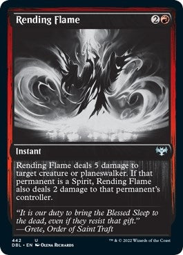 Image for Rending Flame (Innistrad: Double Feature) (442) - Magic: The Gathering