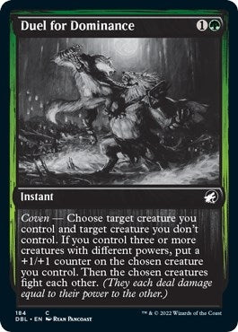 Image for Duel for Dominance (Innistrad: Double Feature) (184) - Magic: The Gathering
