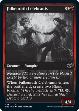 Image for Falkenrath Celebrants (Innistrad: Double Feature) (423) - Magic: The Gathering