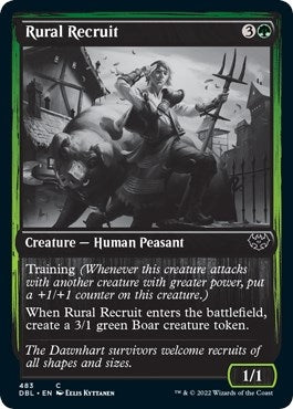 Image for Rural Recruit (Innistrad: Double Feature) (483) - Magic: The Gathering