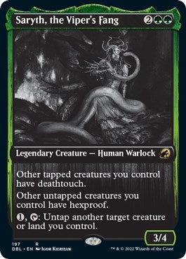 Image for Saryth, the Viper's Fang (Innistrad: Double Feature) (197) - Magic: The Gathering