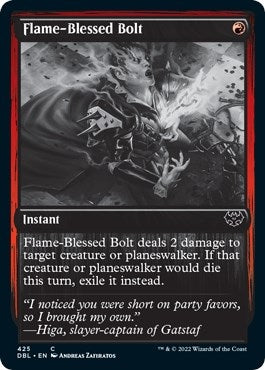 Image for Flame-Blessed Bolt (Innistrad: Double Feature) (425) - Magic: The Gathering