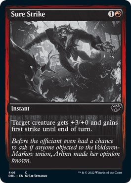 Image for Sure Strike (Innistrad: Double Feature) (446) - Magic: The Gathering