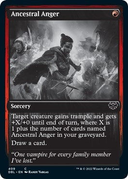 Image for Ancestral Anger (Innistrad: Double Feature) (409) - Magic: The Gathering