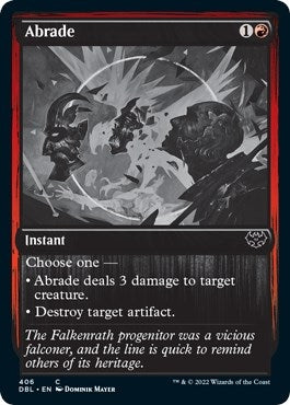 Image for Abrade (Innistrad: Double Feature) (406) - Magic: The Gathering