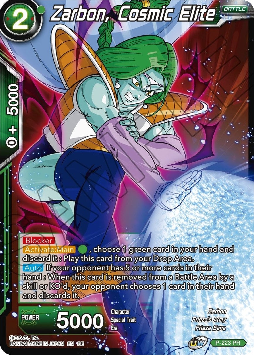 Image for Zarbon, Cosmic Elite (Mythic Booster) (P-223) - Dragon Ball Super: Masters