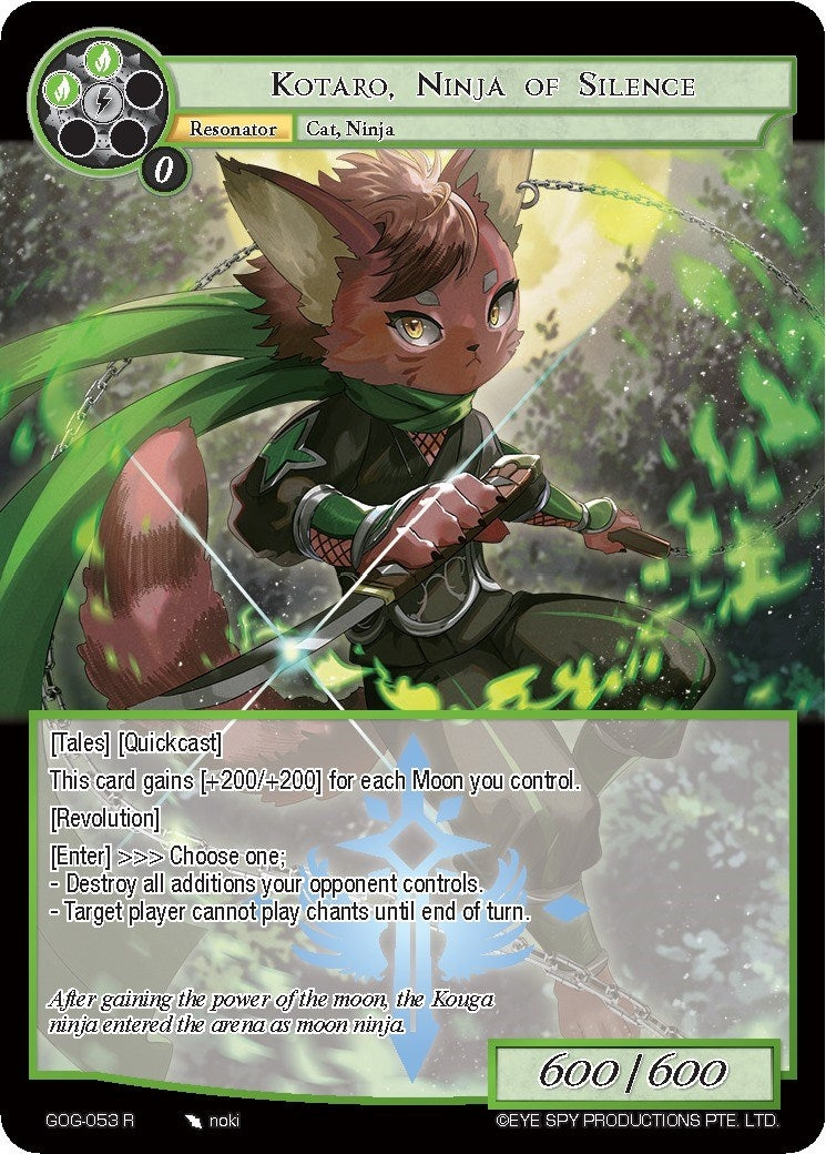 Image for Kotaro, Ninja of Silence (Game of Gods) (GOG-053) - Force of Will