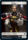 Image for Human (001) // Wolf (014) Double-Sided Token (Innistrad: Crimson Vow) (1 // 14) - Magic: The Gathering