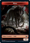 Image for Wolf (011) // Treasure Double-Sided Token (Innistrad: Crimson Vow) (11 // 18) - Magic: The Gathering