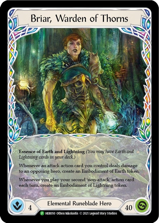 Image for Briar, Warden of Thorns - HER050 (Flesh and Blood: Promo Cards) (HER050) - Flesh and Blood TCG
