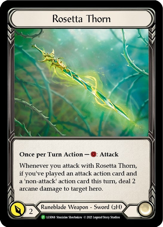 Image for Rosetta Thorn - LGS068 (Flesh and Blood: Promo Cards) (LGS068) - Flesh and Blood TCG