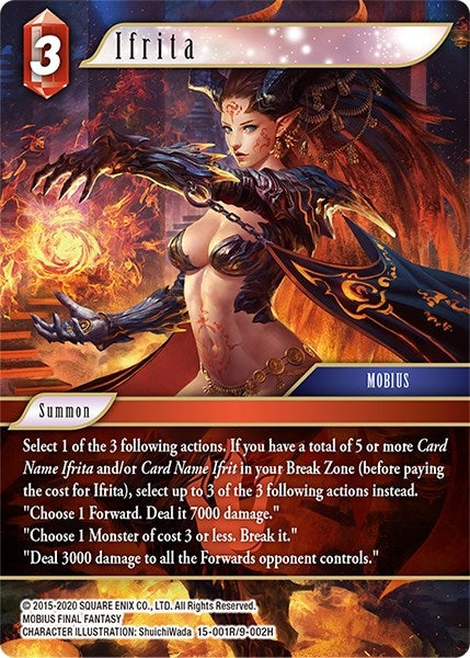 Image for Ifrita (Crystal Dominion) (15-001R/9-002H) - Final Fantasy TCG