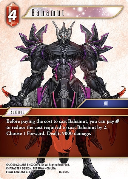 Image for Bahamut (Crystal Dominion) (15-009C) - Final Fantasy TCG