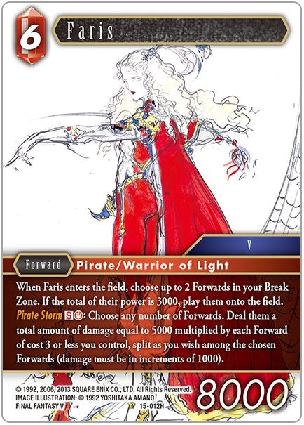 Image for Faris (Crystal Dominion) (15-012H) - Final Fantasy TCG