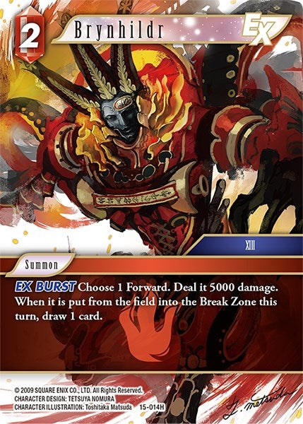 Image for Brynhildr EX (Crystal Dominion) (15-014H) - Final Fantasy TCG