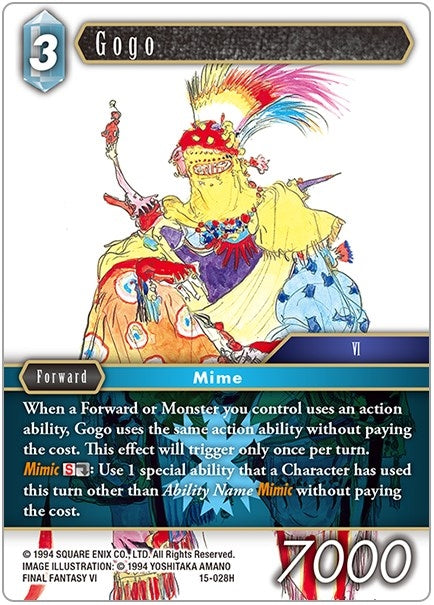 Image for Gogo (Crystal Dominion) (15-028H) - Final Fantasy TCG