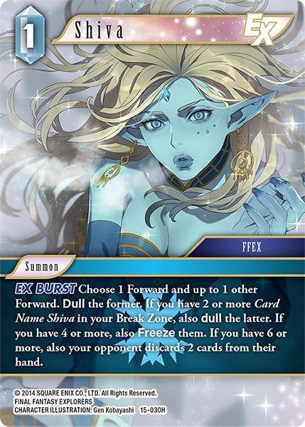 Image for Shiva EX (Crystal Dominion) (15-030H) - Final Fantasy TCG