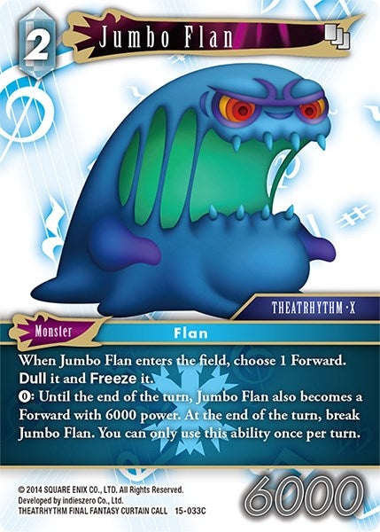 Image for Jumbo Flan (Crystal Dominion) (15-033C) - Final Fantasy TCG