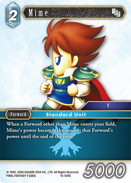 Image for Mime (Crystal Dominion) (15-039C) - Final Fantasy TCG