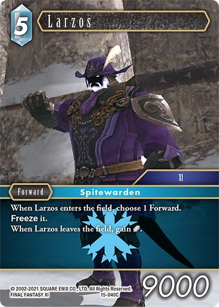 Image for Larzos (Crystal Dominion) (15-040C) - Final Fantasy TCG