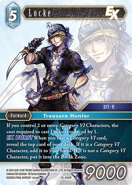 Image for Locke EX (Crystal Dominion) (15-042R) - Final Fantasy TCG