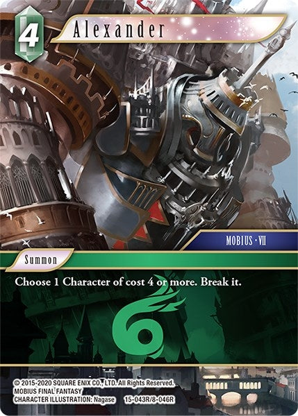Image for Alexander (Crystal Dominion) (15-043R/8-046R) - Final Fantasy TCG