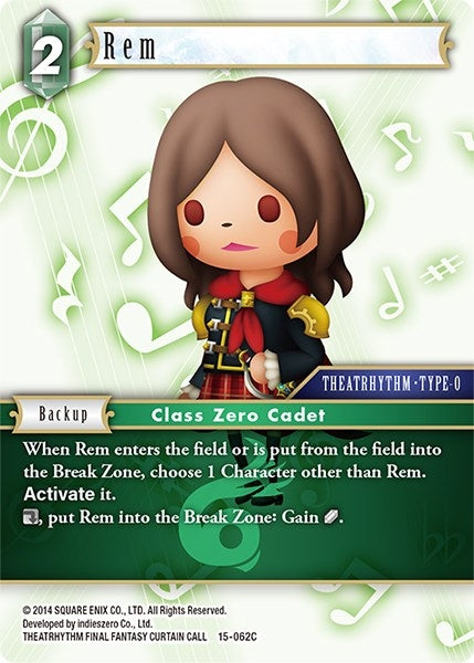Image for Rem (Crystal Dominion) (15-062C) - Final Fantasy TCG