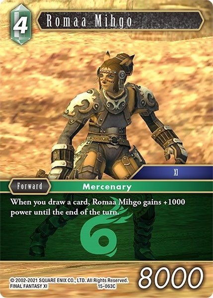 Image for Romaa Mihgo (Crystal Dominion) (15-063C) - Final Fantasy TCG