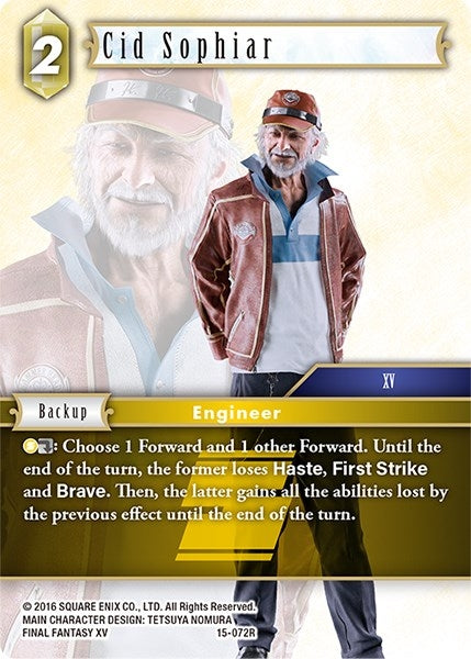 Image for Cid Sophiar (Crystal Dominion) (15-072R) - Final Fantasy TCG