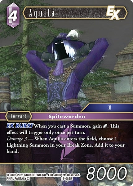 Image for Aquila EX (Crystal Dominion) (15-085R) - Final Fantasy TCG