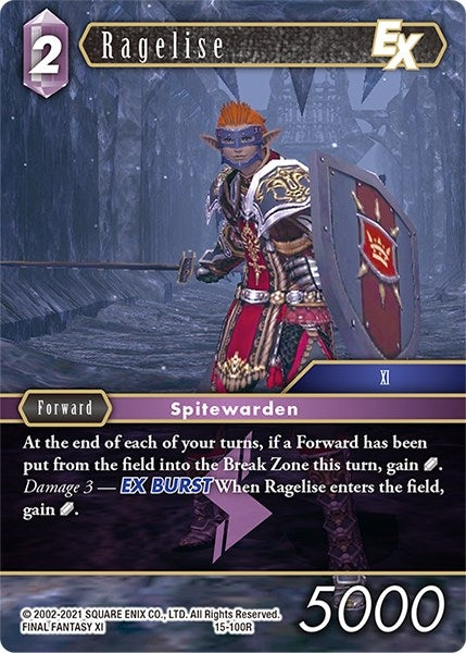 Image for Ragelise EX (Crystal Dominion) (15-100R) - Final Fantasy TCG