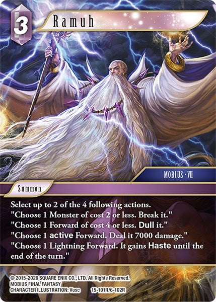 Image for Ramuh (Crystal Dominion) (15-101R/6-102R) - Final Fantasy TCG