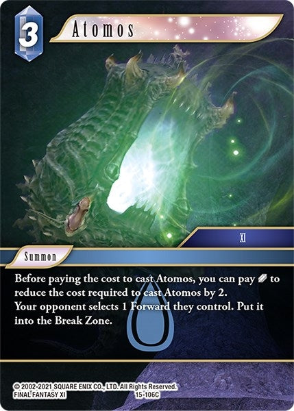 Image for Atomos (Crystal Dominion) (15-106C) - Final Fantasy TCG