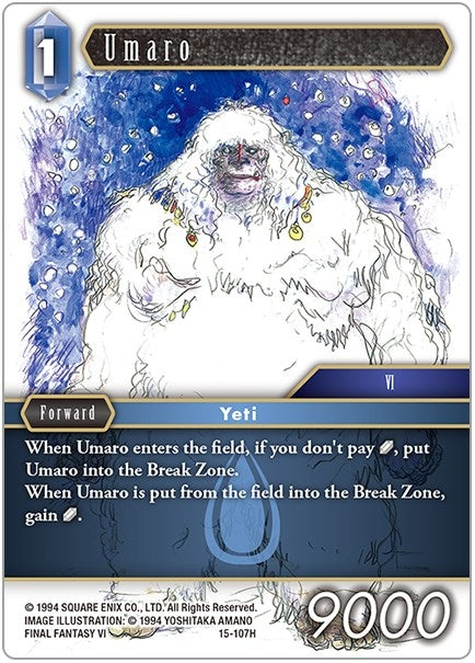 Image for Umaro (Crystal Dominion) (15-107H) - Final Fantasy TCG