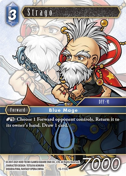 Image for Strago (Crystal Dominion) (15-113C) - Final Fantasy TCG