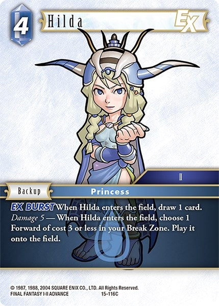 Image for Hilda EX (Crystal Dominion) (15-116C) - Final Fantasy TCG