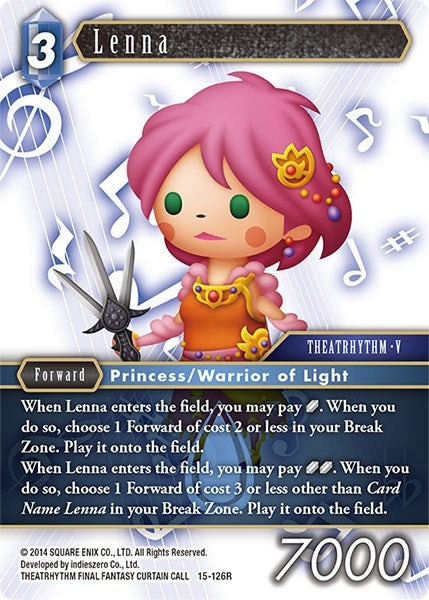 Image for Lenna (Crystal Dominion) (15-126R) - Final Fantasy TCG