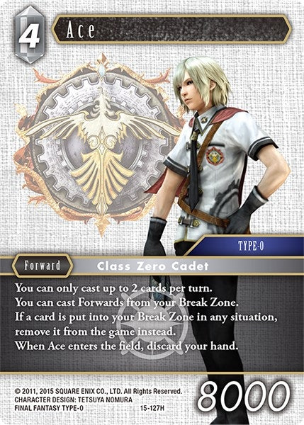 Image for Ace (Crystal Dominion) (15-127H) - Final Fantasy TCG